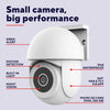 Trust ipcam-3900 Caméra extérieure 360° (blanche, WiFi 2,4 ou 5ghz)