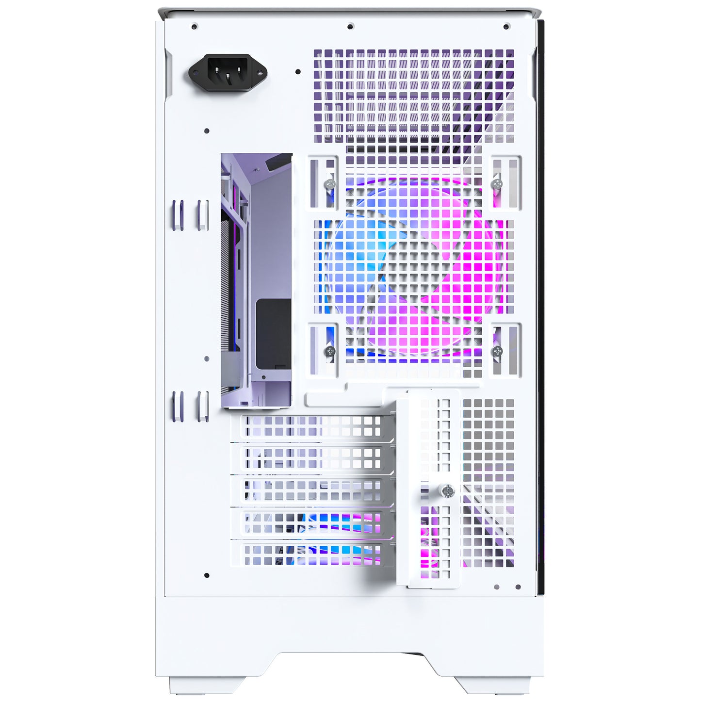 Boîtier tour midi Montech king 15 pro (blanc | 2x USB-A | 1x USB-C | RVB | fenêtre)