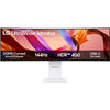 Moniteur incurvé LG ultrawide 49u950a-w 49 (blanc, HDMI, port d'affichage, 2x USB-A, USB-C, 144 Hz)