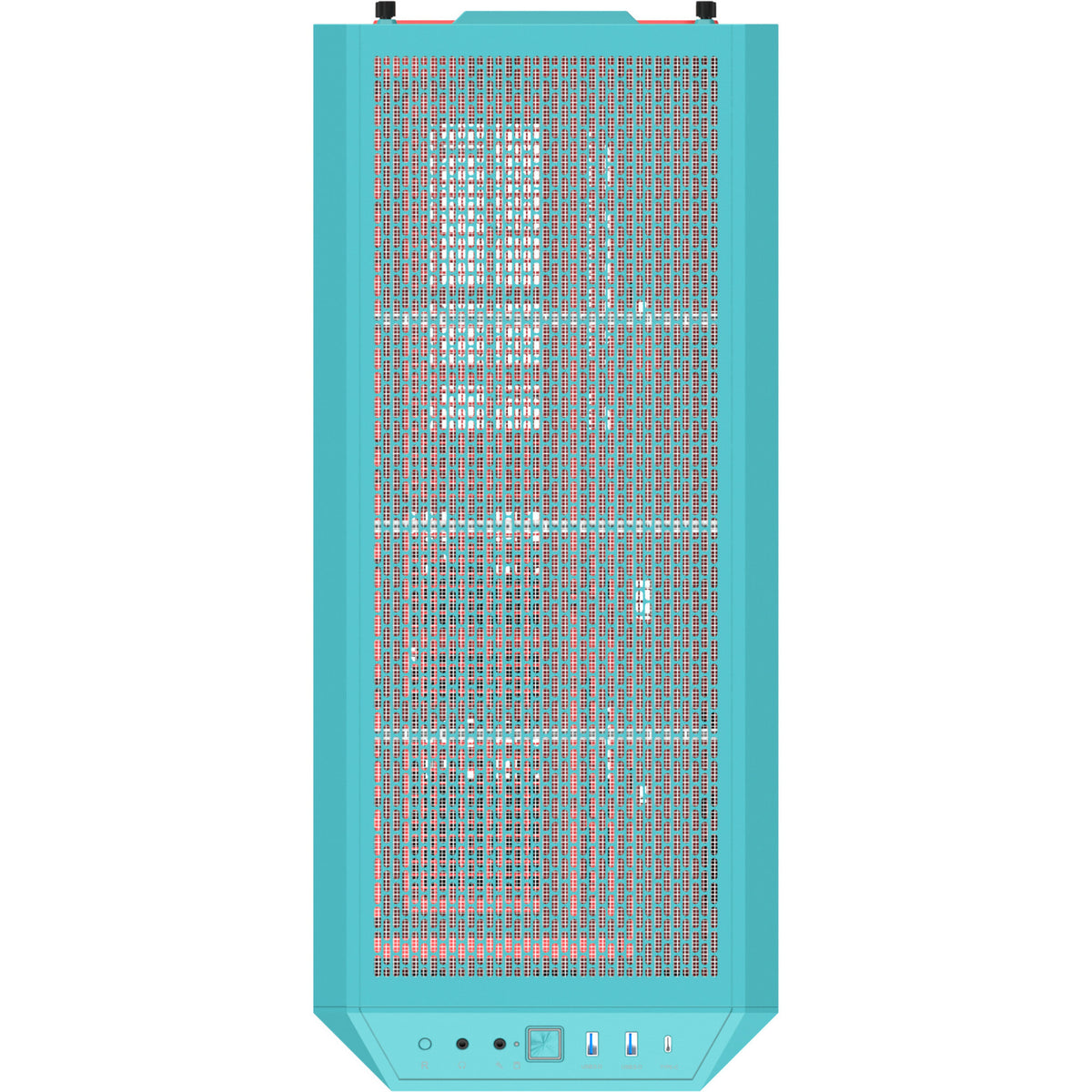 Boîtier grande tour Thermaltake view 600 tg menthe fraise (menthe berry | 2x USB-A | 1x USB-C | verre trempé)