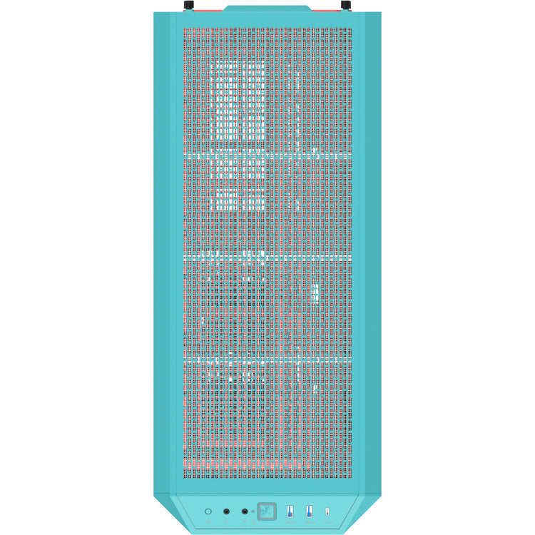 Boîtier grande tour Thermaltake view 600 tg menthe fraise (menthe berry | 2x USB-A | 1x USB-C | verre trempé)