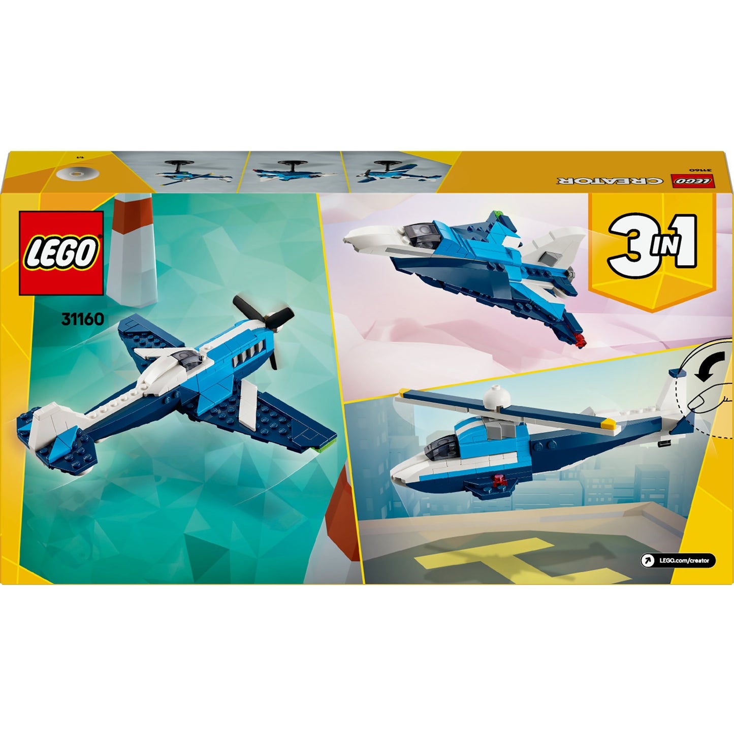 Créateur LEGO LEGO 31160 Aviation: avion de course
