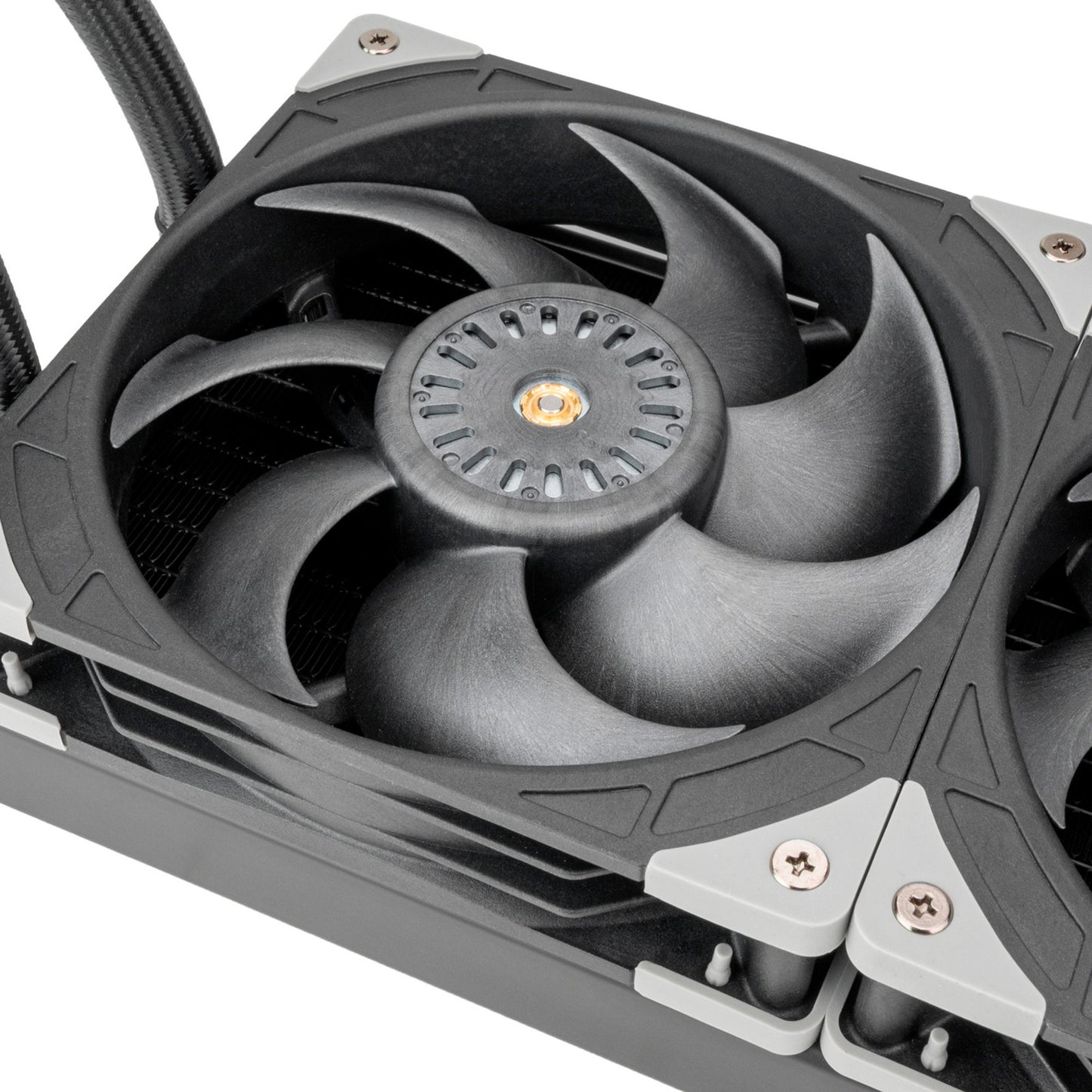 Refroidissement par eau Silverstone xe420 (argent noir)