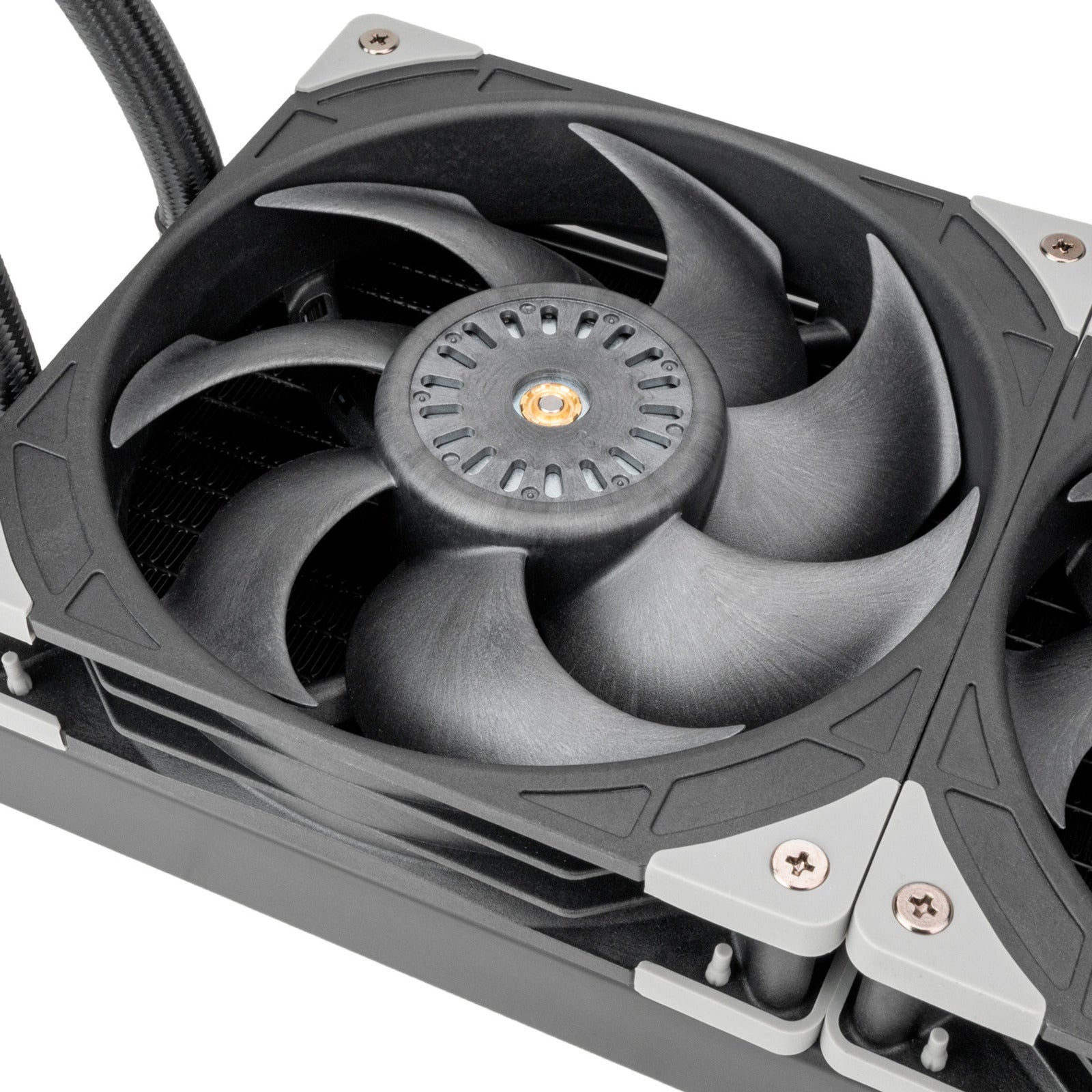 Refroidissement par eau Silverstone xe420 (argent noir)