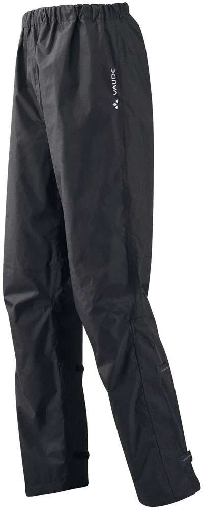 Vaude fluide pants ii - pantalon de pluie taille courte