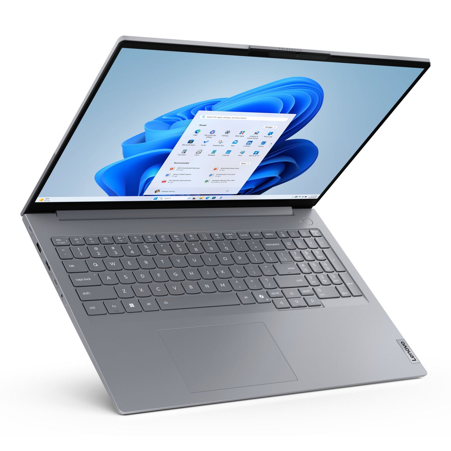 Ordinateur portable Lenovo thinkbook 16 g8 ial (21sk00ebmh) 16 (gris | core ultra 5 135h | graphiques arc | 16 go | SSD 512 go)