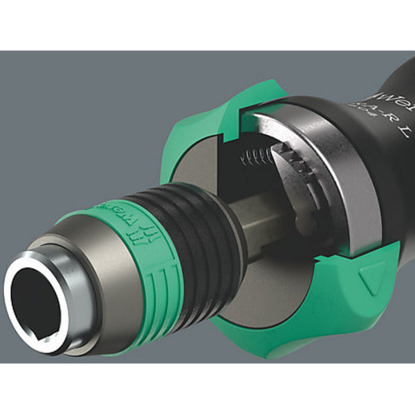 Wera 838 ra-r l porte-embouts portatif 1 4 avec fonction cliquet, tournevis