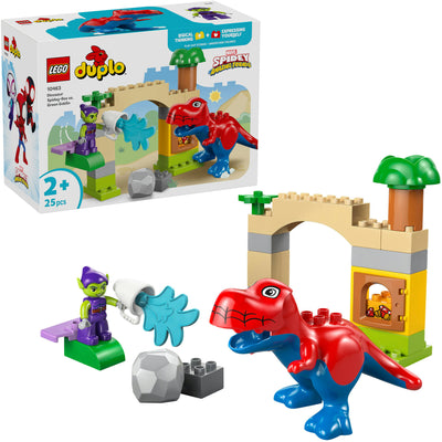 Lego Duplo 10463 Le dinosaure Spidey Rex contre le gobelin vert