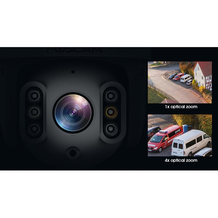FOSCAM SD8P, 4K 8MP WiFi à double bande PTZ PTZ Sécurité
