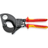 Ciseaux de câble Knipex avec principe à cliquet 9536280