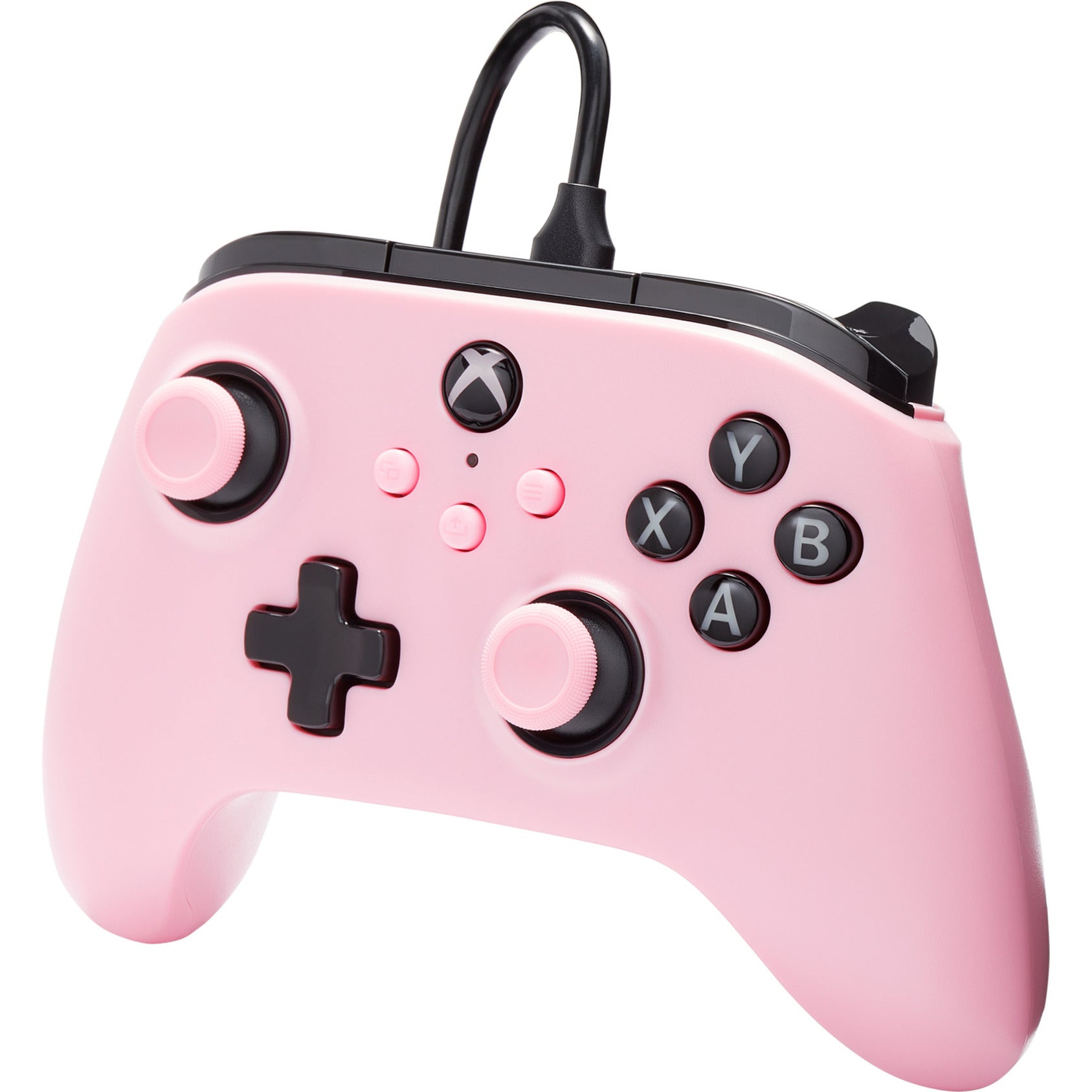 Manette filaire Powera pour Xbox Series X|s (rose, Xbox Series X|s, Xbox One, PC)