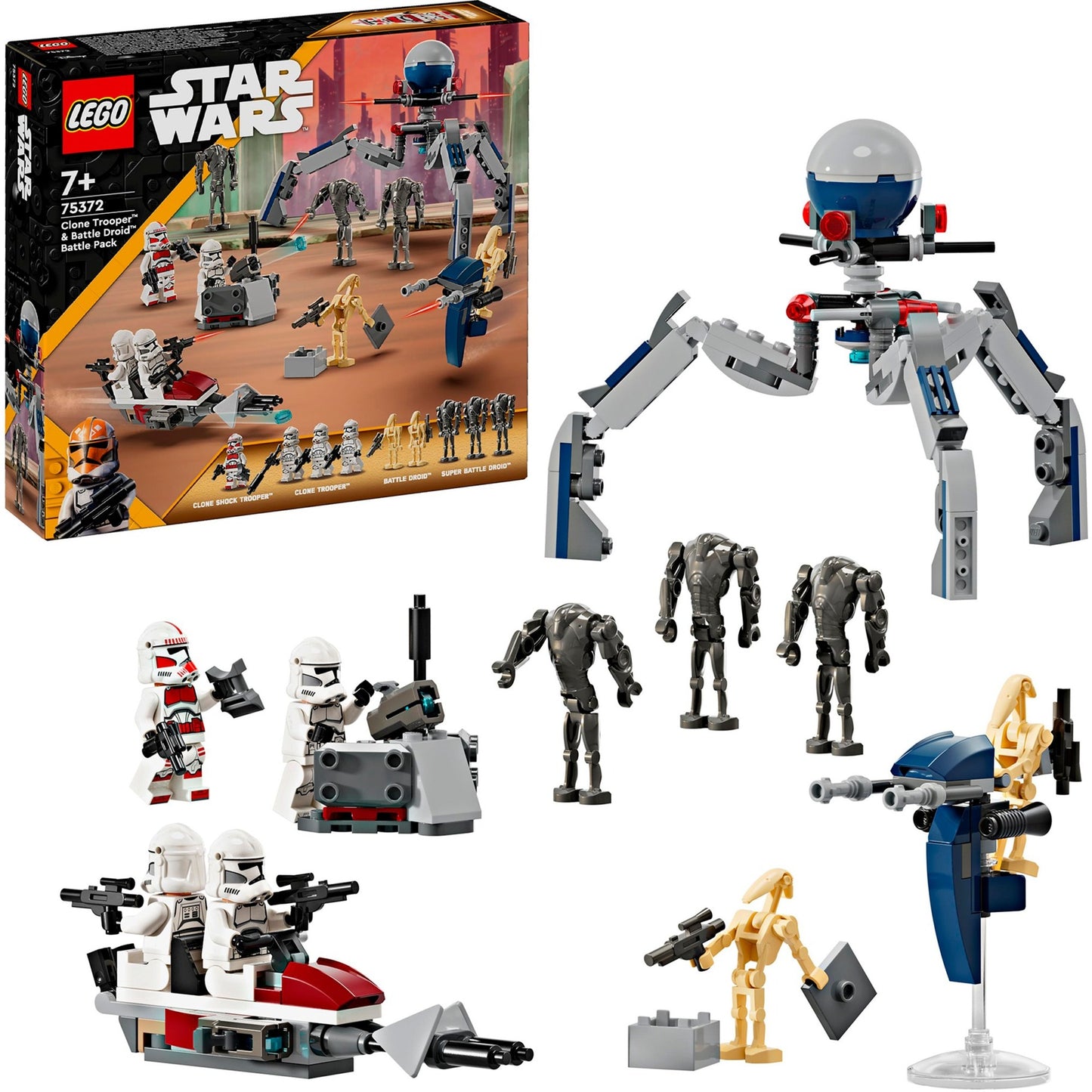 LEGO LEGO Star Wars 75372 Clone Trooper and Battle Droid Battle Pack