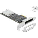 Adaptateur réseau Delock PCI Express x4 vers 4 x RJ45 2,5 GBe - afbeelding 4