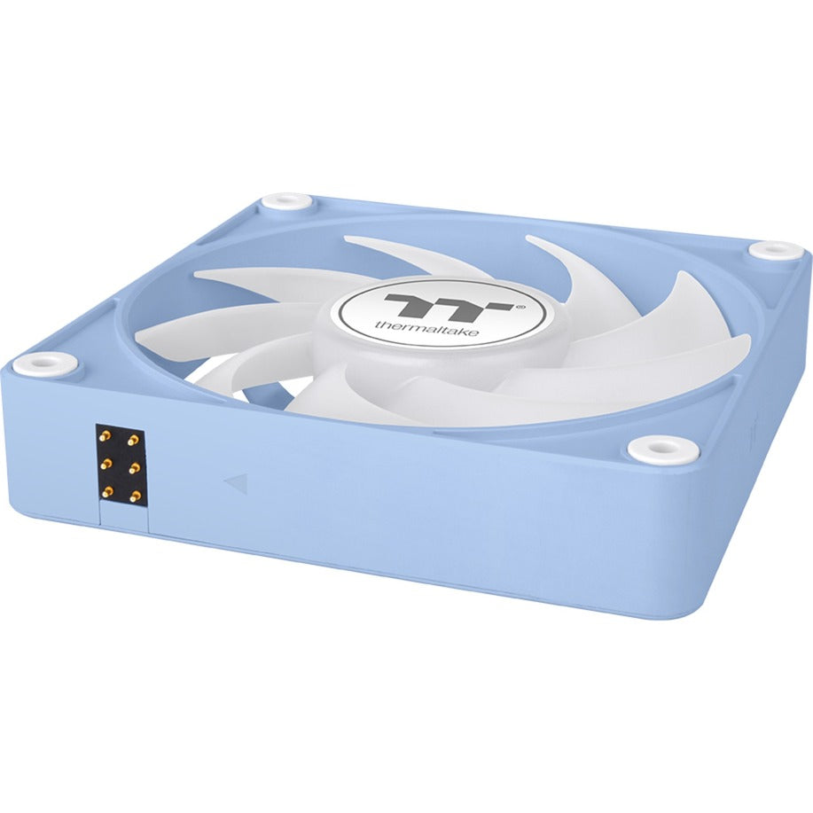 Thermaltake ct120 ex argb sync ventilateur de refroidissement PC hortensia bleu (pack de 3 ventilateurs) ventilateurs de boîtier (bleu clair, 3 pièces, 120 x 120 x 25 mm, pwm)