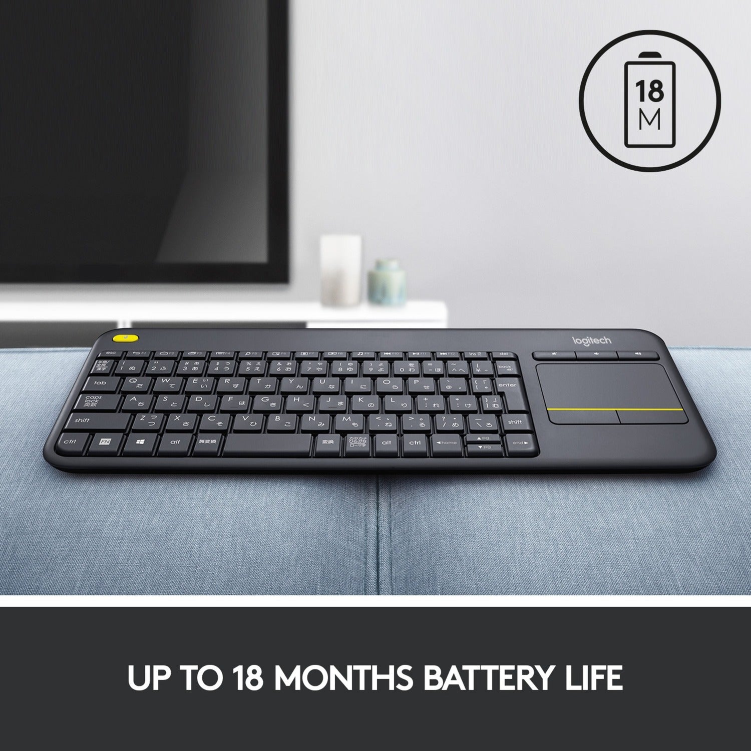 Logitech Wireless Touch Keyboard K400 Plus
