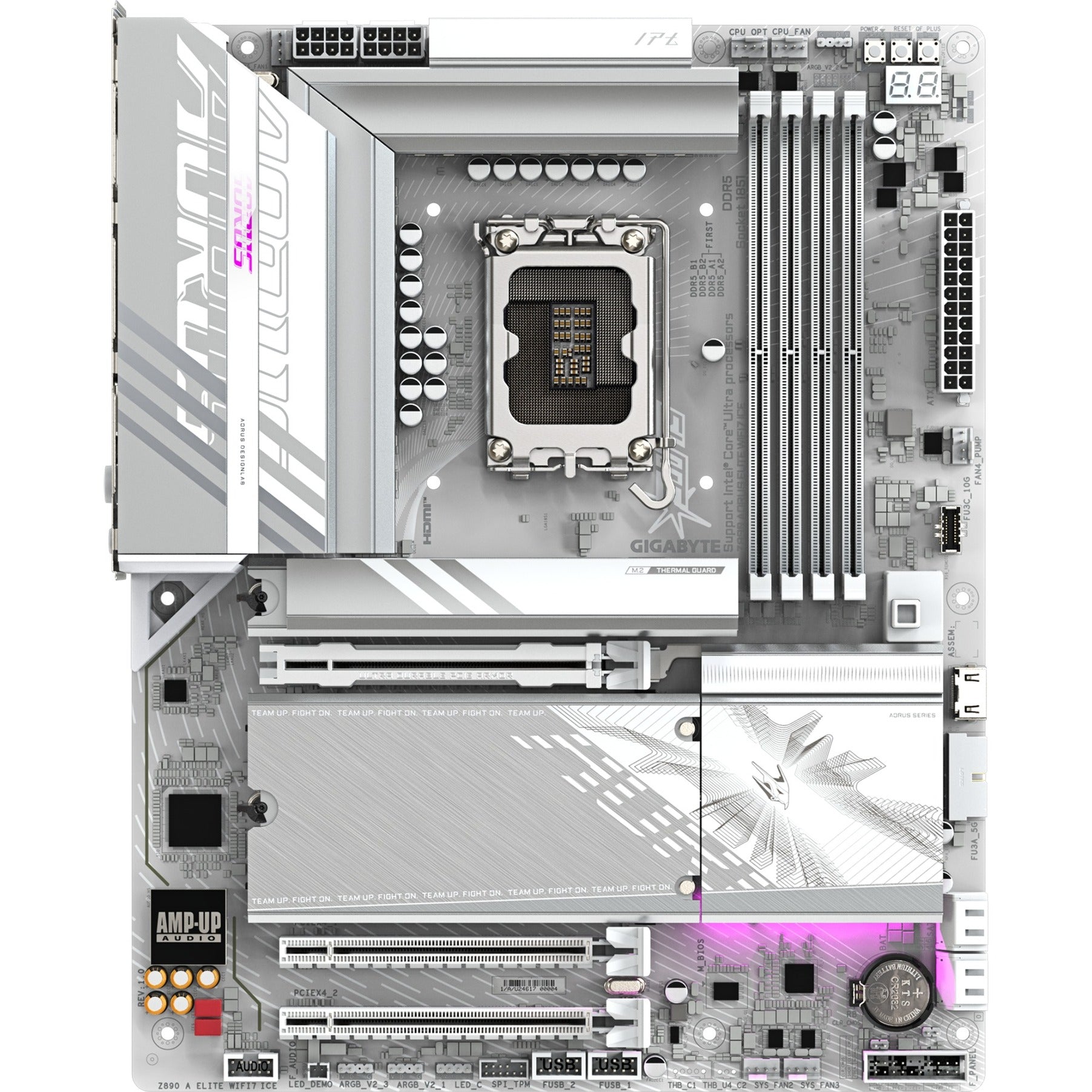 Gigabyte Gigabyte Z890 A Elite WF7 Ice, ATX, LGA1851, Intel® Core ™ Ultra, 4x DDR5, 2,5 GBE, Wi-Fi 7, USB4