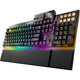 Soyez silencieux! Clavier de jeu mécanique RVB tactile silencieux à montage sombre (noir, disposition américaine (qwerty), tactile silencieux, 100 %, argb, touches pbt à double prise, station d'accueil multimédia)