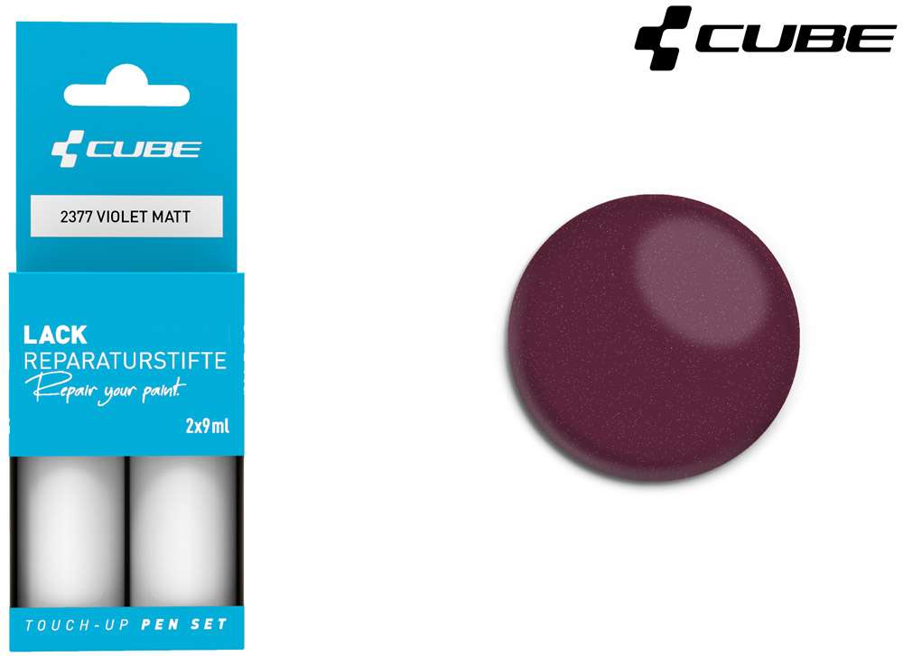 Set de stylos de retouche Cube violet mat