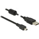 Dellock Cable USB 2.0-A> USB MINI-B 5pin 0,70m