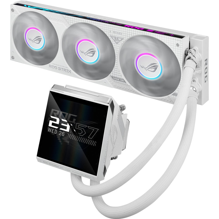 Refroidissement par eau LCD Asus ROG Strix LC IV 360 ARGB (blanc, PWM 4 broches)