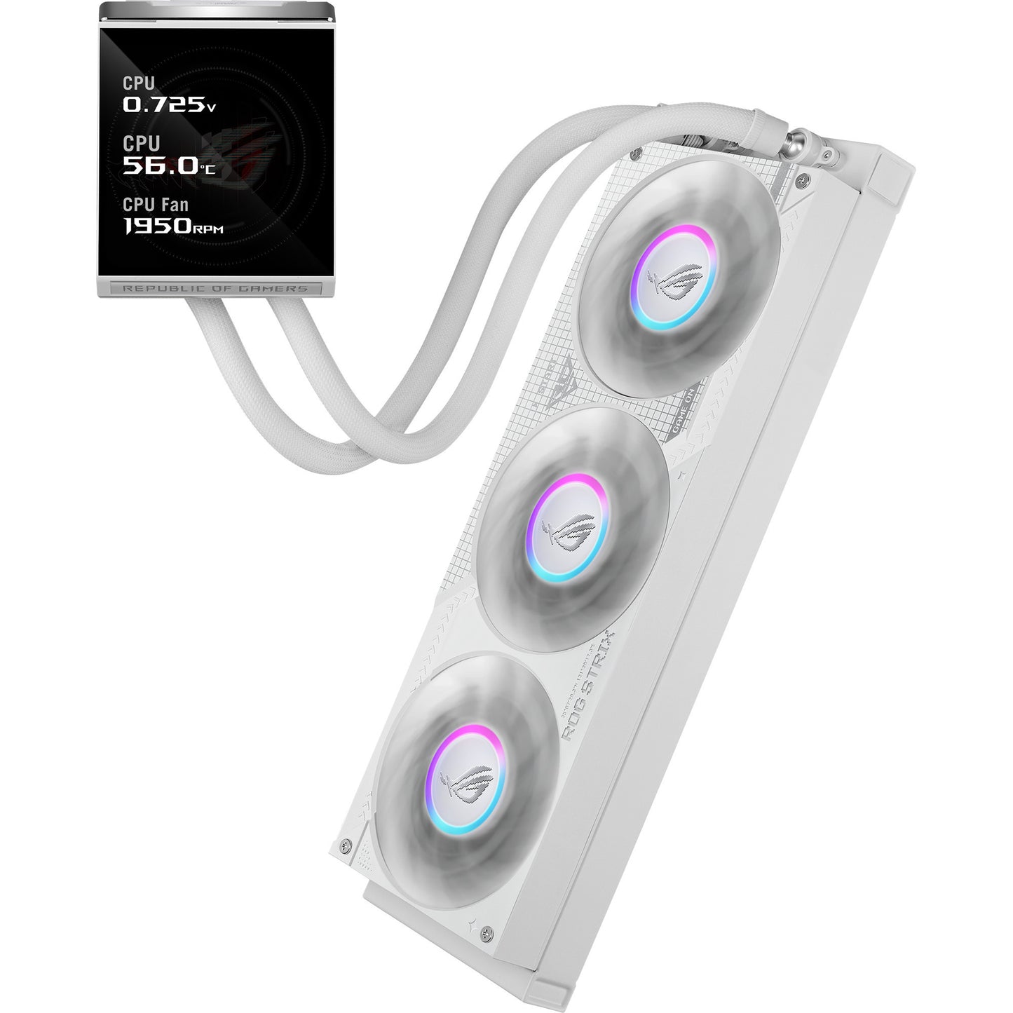 Refroidissement par eau LCD Asus ROG Strix LC IV 360 ARGB (blanc, PWM 4 broches)