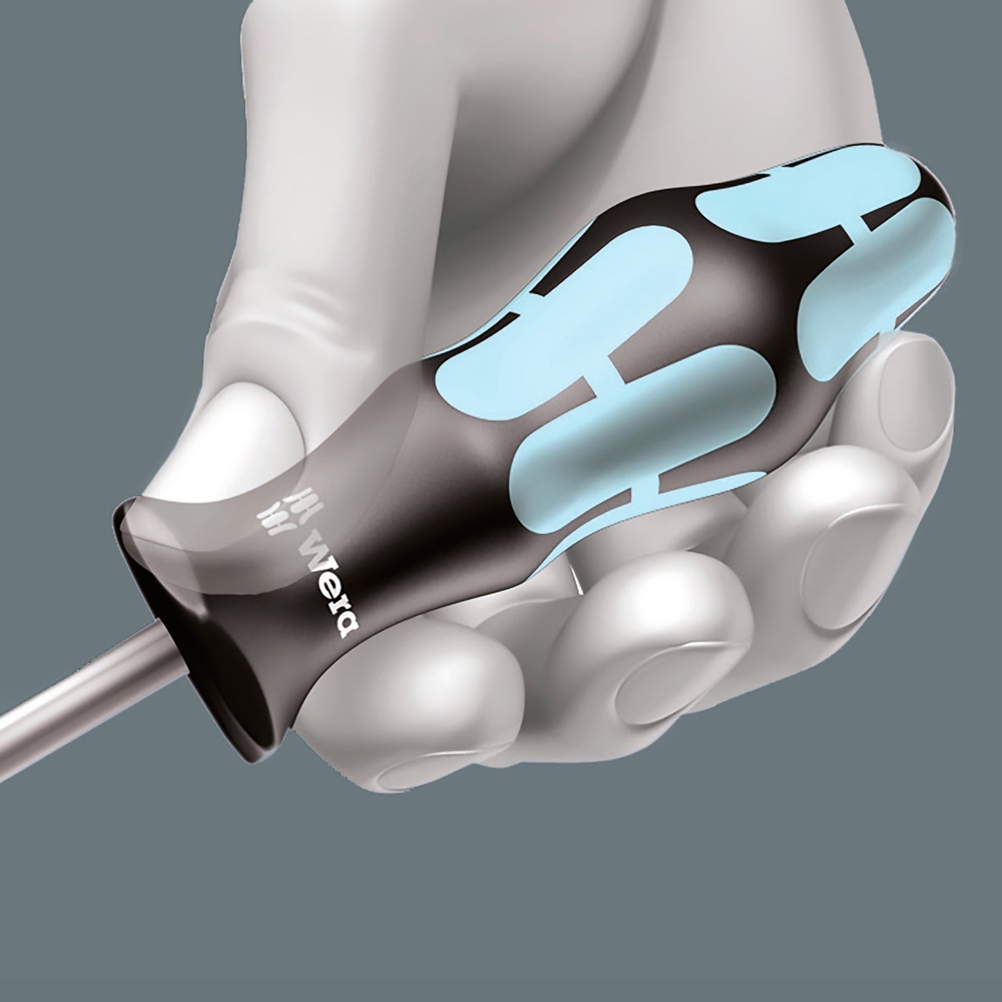Wera 3334 6 Sett des tournevis, acier inoxydable + support, 6 parties