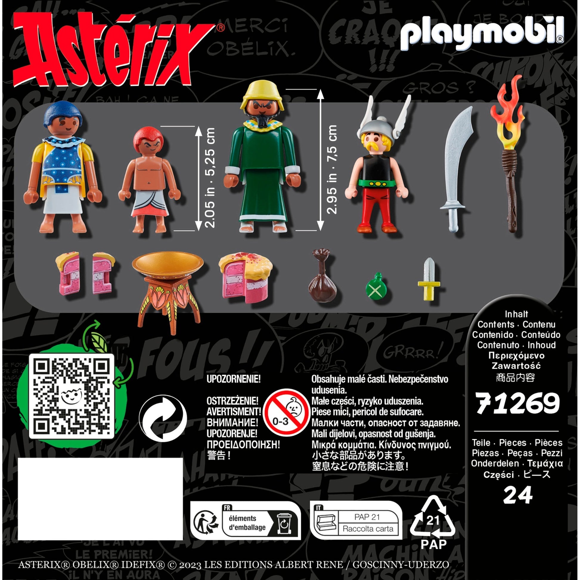 Playmobil astérix Le gâteau empoisonné de Plurkis 71269