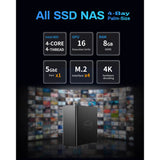 NAS SSD Terramaster f4 (noir, 1x 5GBE, HDMI, USB) - afbeelding 5