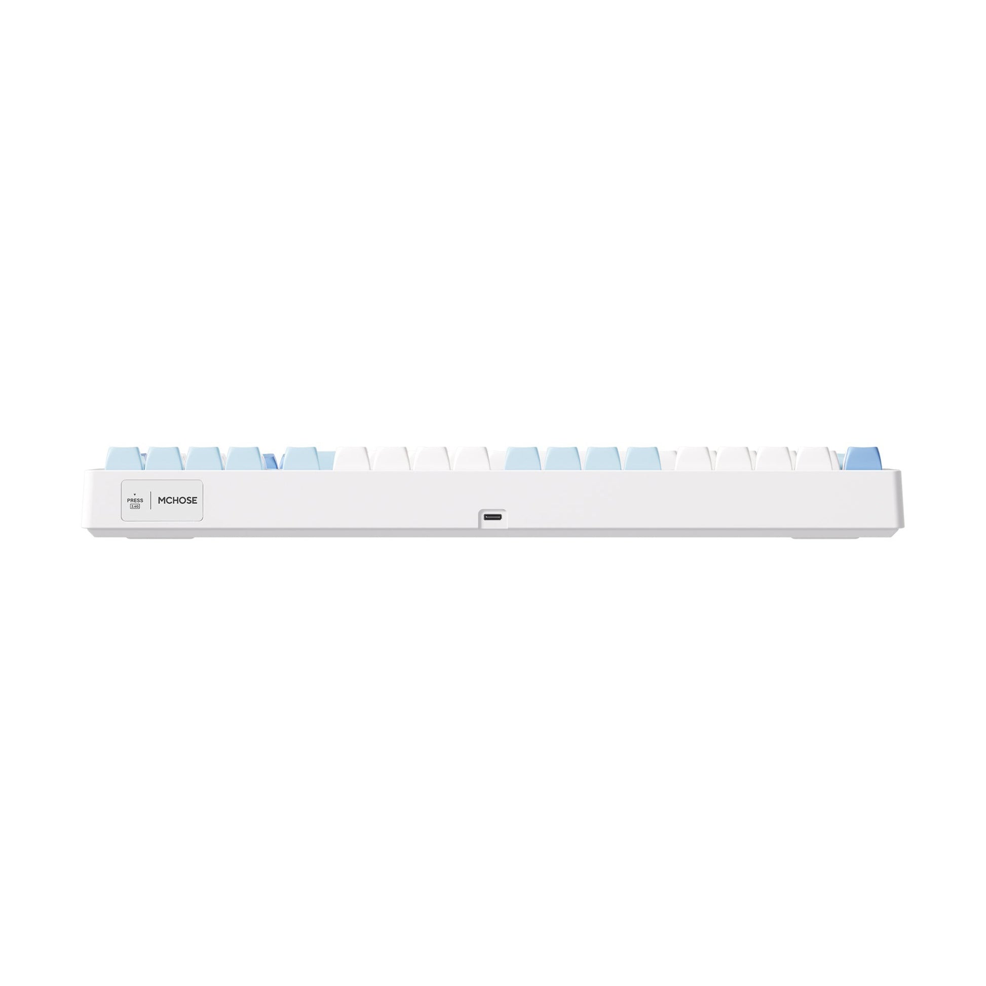 Mchose G98 Pro Blue Flame Orange Clavier mécanique personnalisé tri-mode sans fil (blanc bleu, disposition américaine, TTC Flame Orange, 98 %, RVB, Hot Swap, Double-Shot PBT, Bluetooth sans fil USB-C)