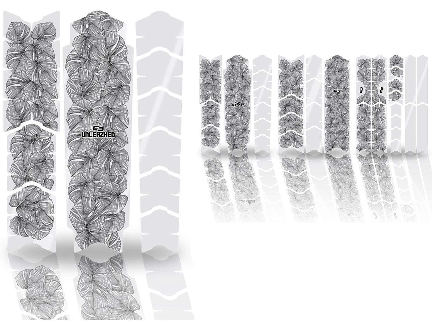Film de protection de cadre Unleazed monstera noir brillant