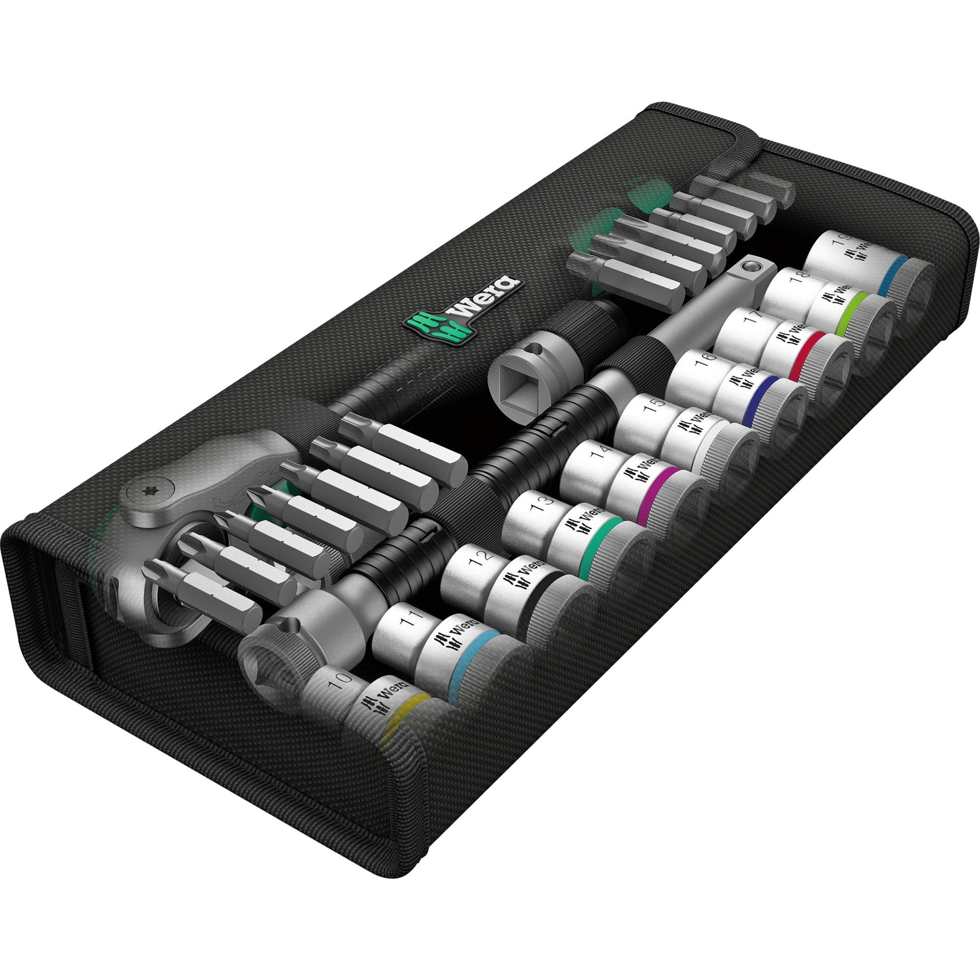WERA 8100 SC 6 Zyklop Speed ​​Rattels Set, 1 2 Drive