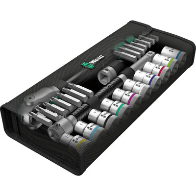 WERA 8100 SC 6 Zyklop Speed ​​Rattels Set, 1 2 Drive