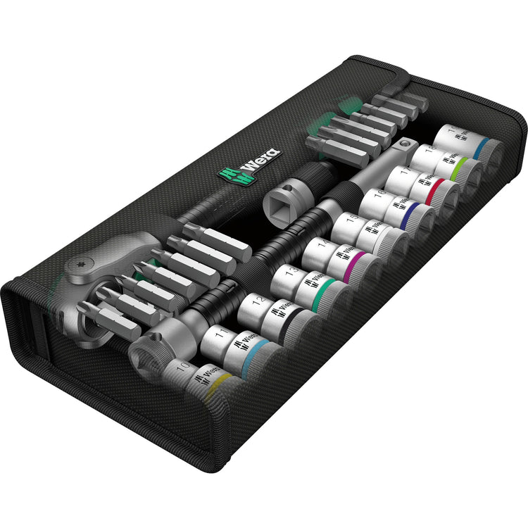 WERA 8100 SC 6 Zyklop Speed ​​Rattels Set, 1 2 Drive