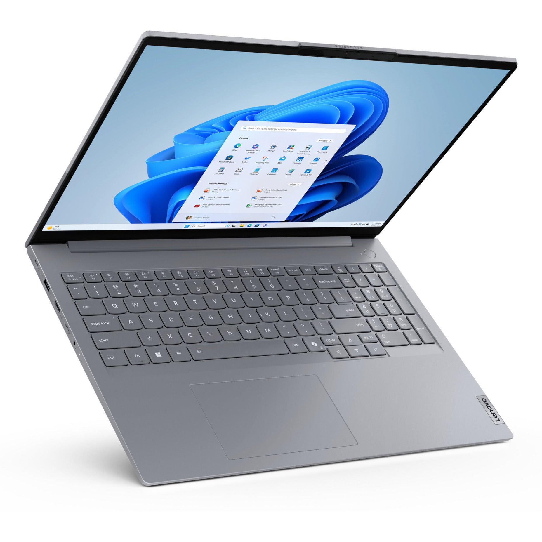 Ordinateur portable Lenovo thinkbook 16 g8 irl (21sh00g0mh) 16 (gris | core i5-13420h | graphiques uhd | 16 go | SSD 512 go)