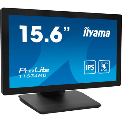 Moniteur à écran tactile Iiyama prolite t1634mc-b1s 16 (noir (mat), hdmi, displayport, vga)
