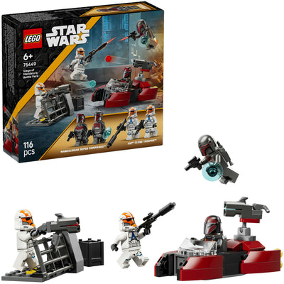 Lego Star Wars TM 75449 Pack de bataille du siège de Mandalore | 2 pièces