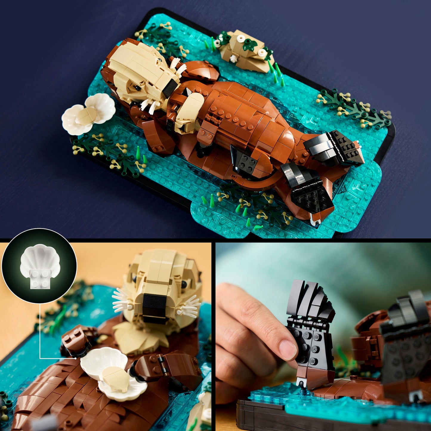 Lego ideas 21366 loutre de mer flottante