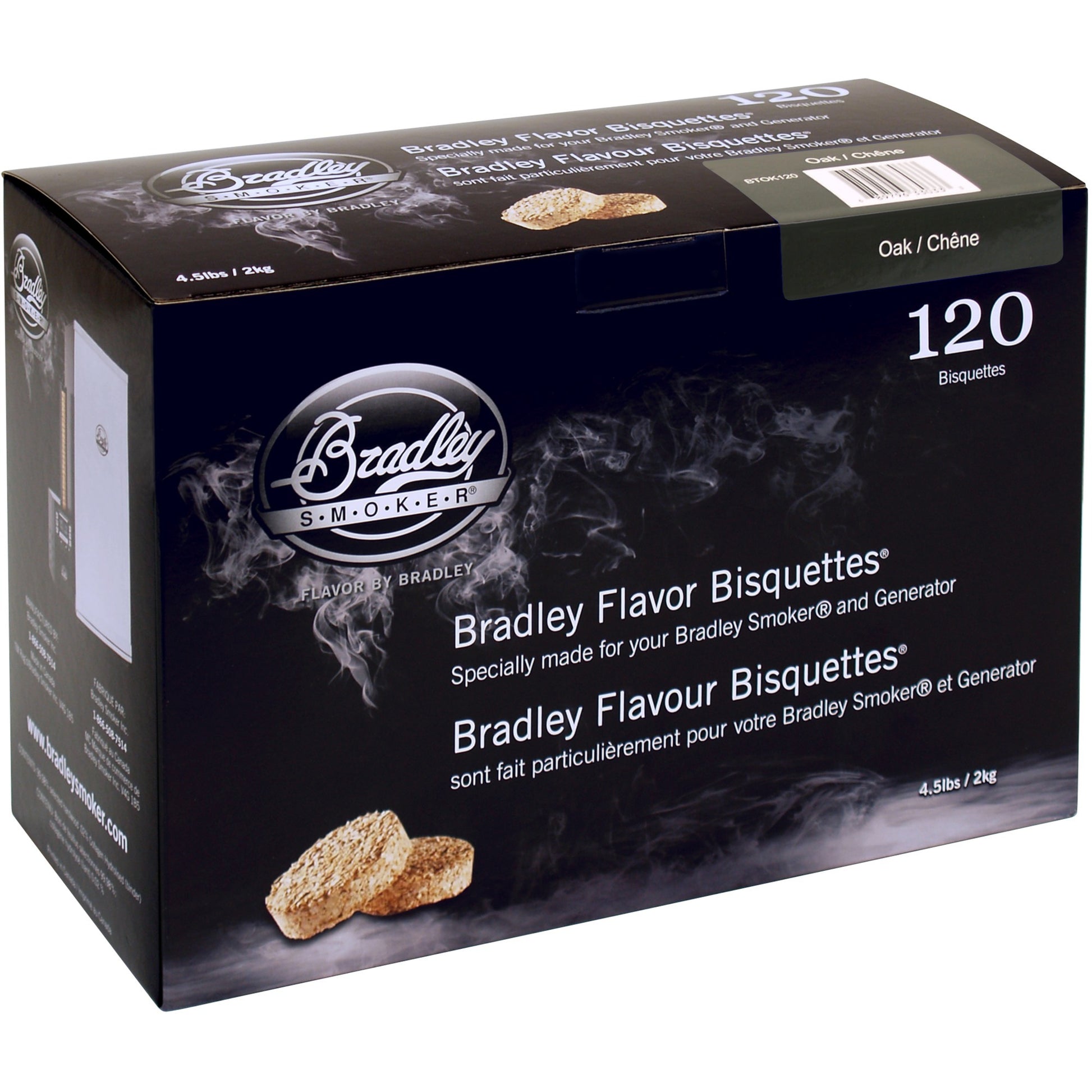 BRADLEY OAK WOOD BRIQUETTES