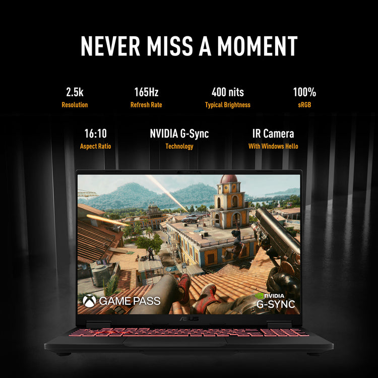 Ordinateur portable de jeu Asus Tuf Gaming A16 FA608um-RV253W 16 (Gris | Ryzen 7 260 | RTX 5060 | 16 Go | SSD 1 To)