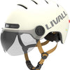 Livall l23 - casque de vélo urbain à LED avec visière