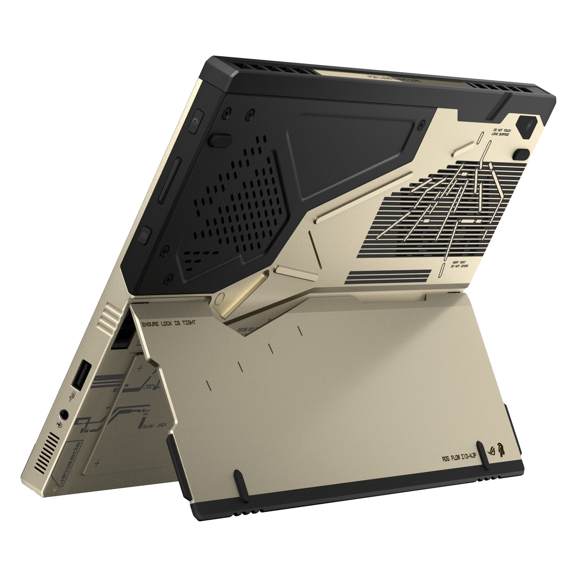 Asus rog flow z13-kjp gz302eac-ru178w 13,4 ordinateur portable de jeu 2-en-1 (or noir | ryzen al max+ 395 | radeon 8060s | 128 Go | SSD 1 To | tactile)