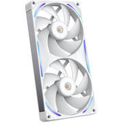 Nzxt performance fan f280x ventilateurs de boîtier rgb (blanc, 2 pièces, 280 x 140 x 30 mm, pwm) - afbeelding 4