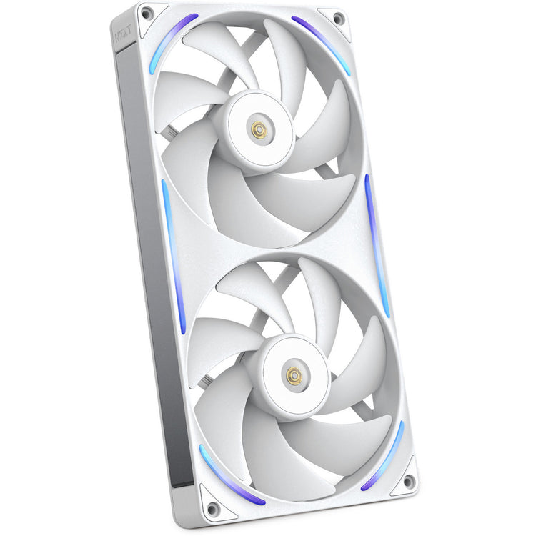 Nzxt performance fan f280x ventilateurs de boîtier rgb (blanc, 2 pièces, 280 x 140 x 30 mm, pwm)