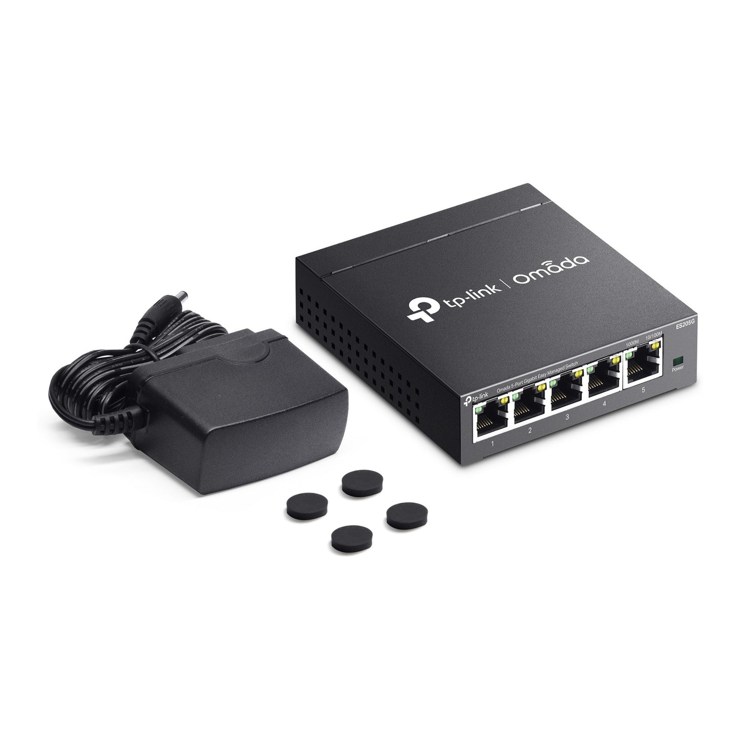 Tp-Link Omada ES205G Switch Gigabit 5 ports facile à gérer (noir)