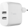 Belkin Boost Charge 2 points USB-A Wall Loader
