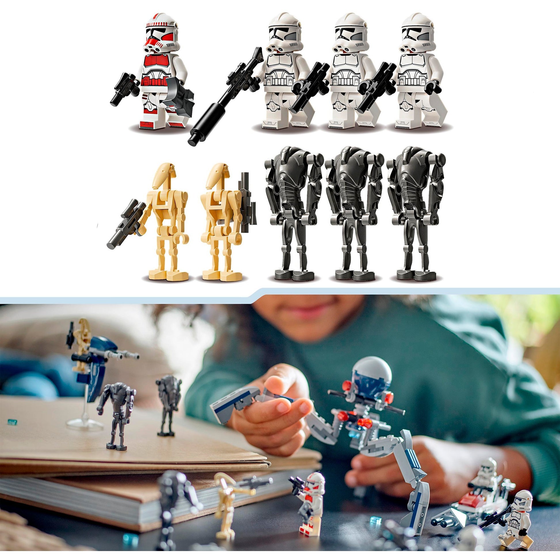 LEGO LEGO Star Wars 75372 Clone Trooper and Battle Droid Battle Pack
