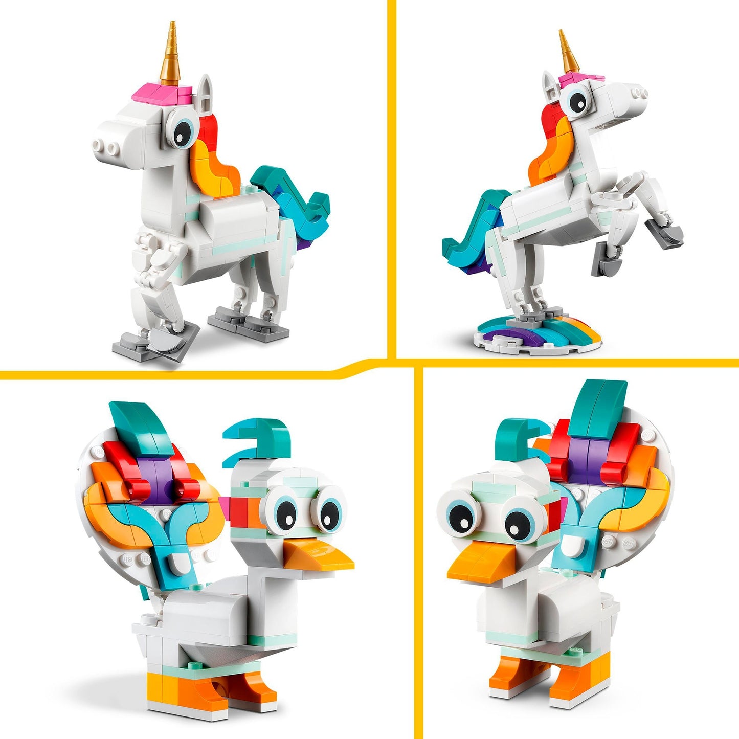 Créateur LEGO 31140 3in1 Unicorne magique
