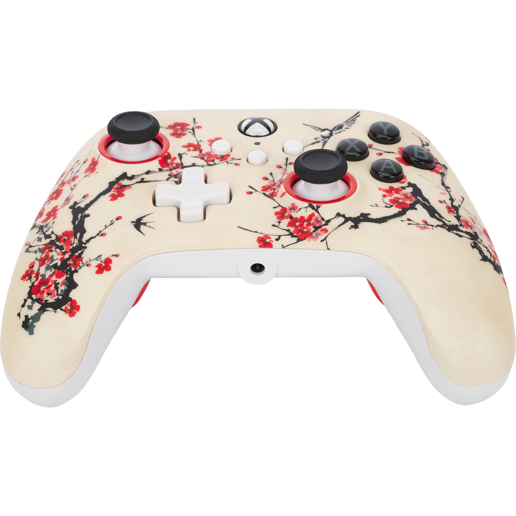 Manette Powera Advantage avec câble pour Xbox Series X|s - Warrior's Nirvana (Magnolia White, Xbox Series X|s, Xbox One, PC)