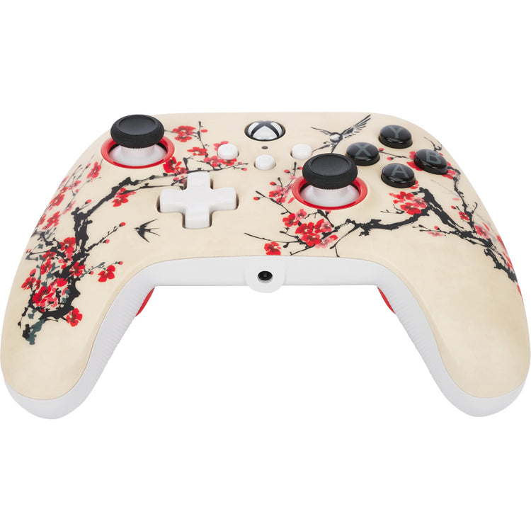 Manette Powera Advantage avec câble pour Xbox Series X|s - Warrior's Nirvana (Magnolia White, Xbox Series X|s, Xbox One, PC)