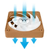 Thermaltake ct120 ex argb sync ventilateur de refroidissement pour PC gravier sable (pack de 3 ventilateurs) ventilateurs de boîtier (marron clair, 3 pièces, 120 x 120 x 25 mm, pwm)